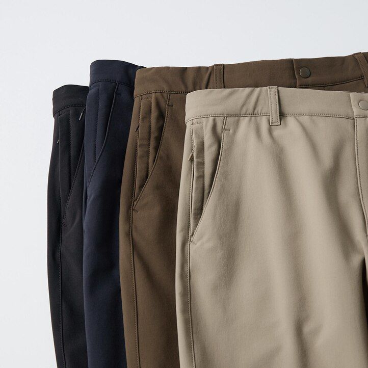 Black Uniqlo Heattech Easy Trousers | VXPEC-1648