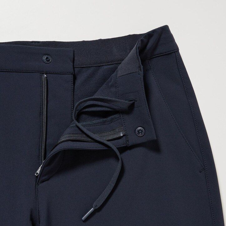 Black Uniqlo Heattech Easy Trousers | VXPEC-1648