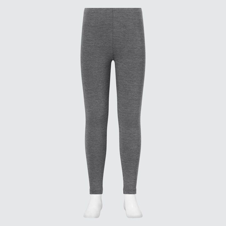 Black Uniqlo Heattech Extra Warm Cotton Thermal Leggings | IUYDM-1673