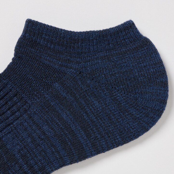 Black Uniqlo Heattech Short Thermal Socks | GIWAJ-4619