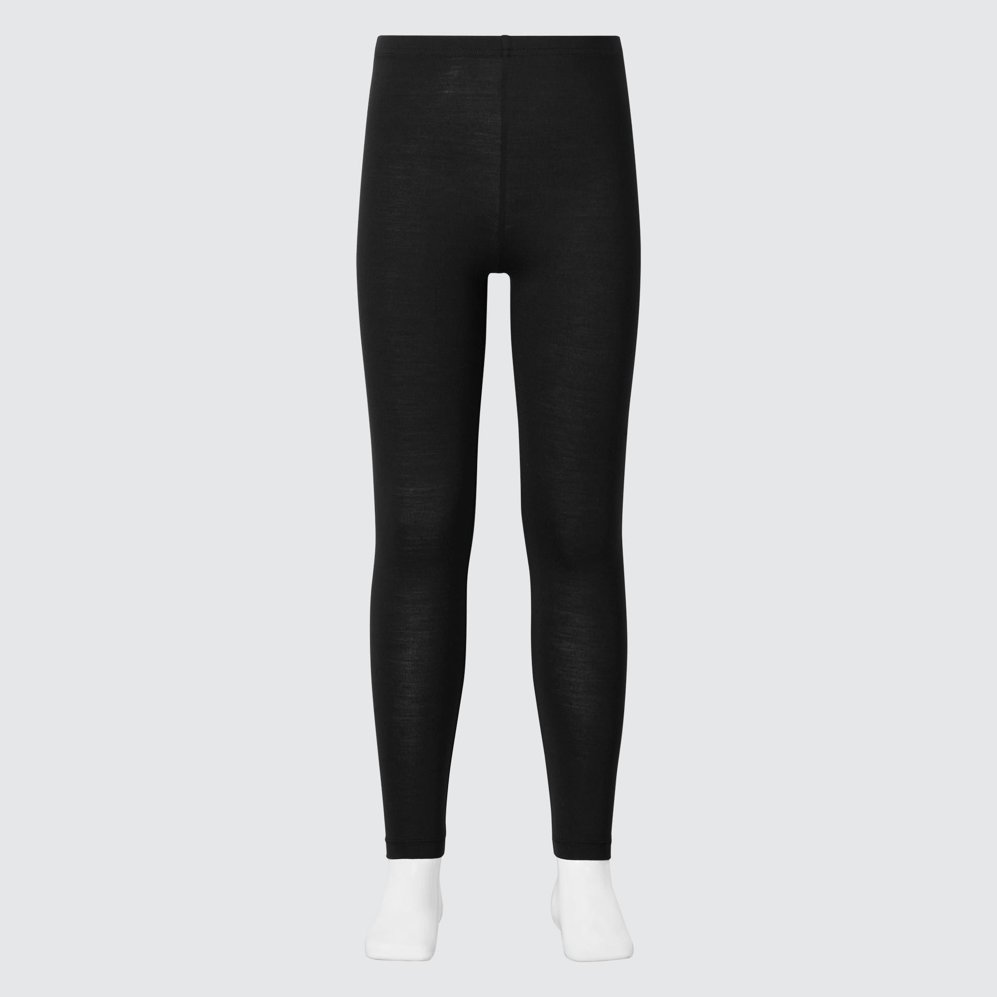 Black Uniqlo Heattech Thermal Leggings | NWVLF-6532