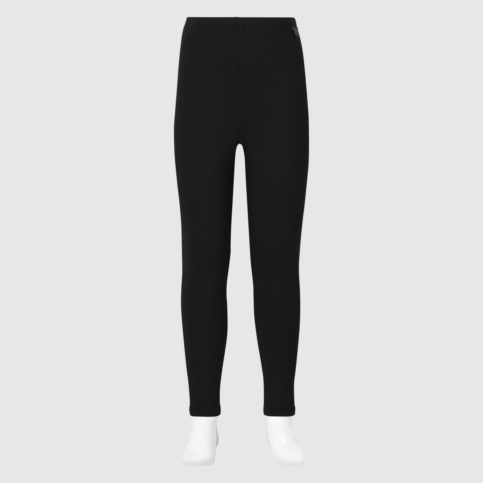 Black Uniqlo Heattech Ultra Warm Thermal Leggings | FXUJW-5138
