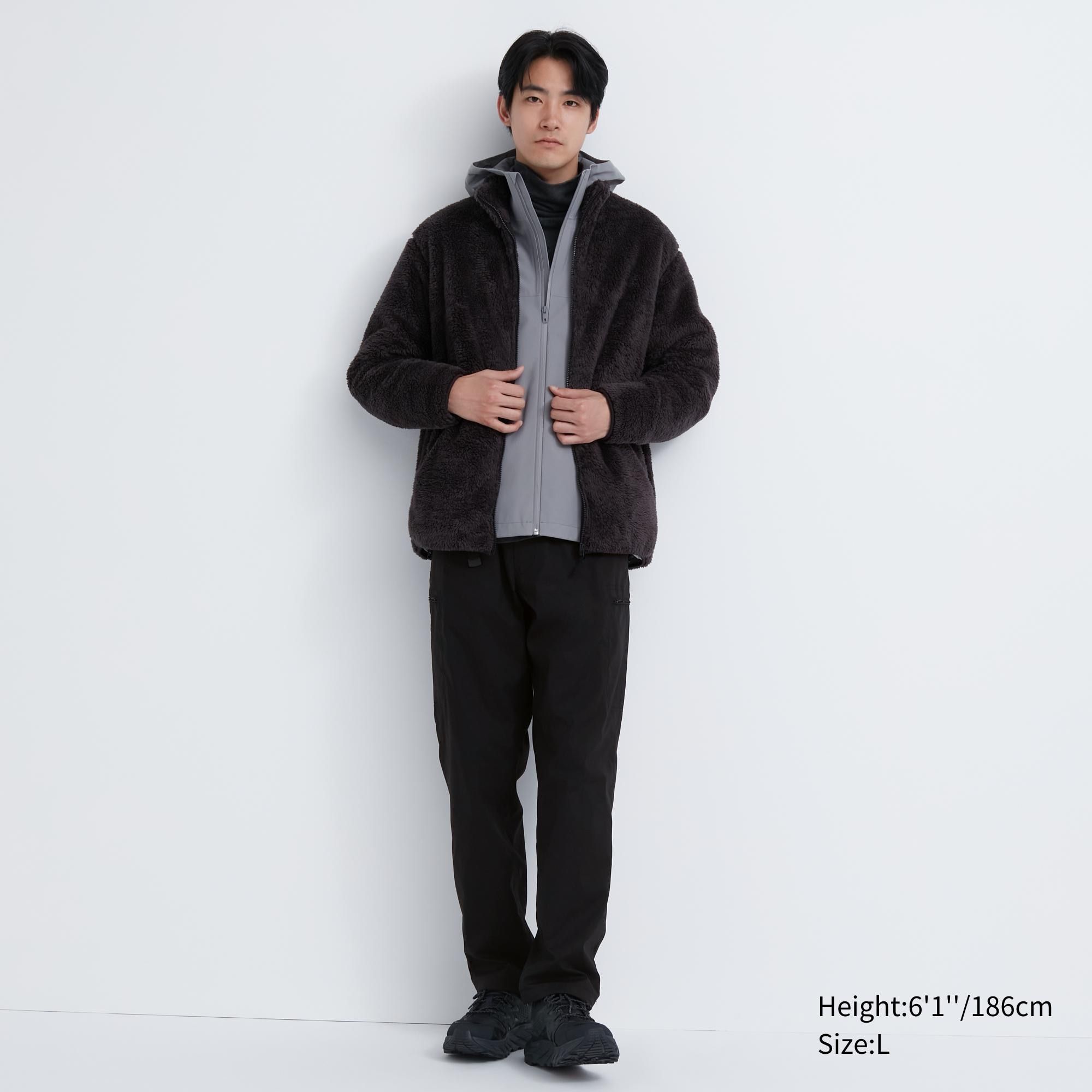 Black Uniqlo Heattech Warm Lined Trousers | WONKH-6132