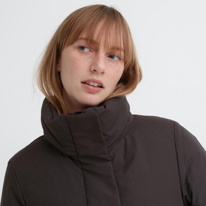Black Uniqlo Hybrid Down Coat | CPWIQ-4256