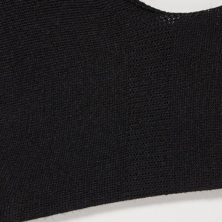 Black Uniqlo Invisible No Show Socks Three Pairs | SAOTQ-0358