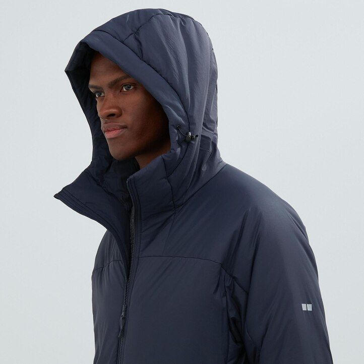 Black Uniqlo Light Warm Padded Parka | JATHP-3405