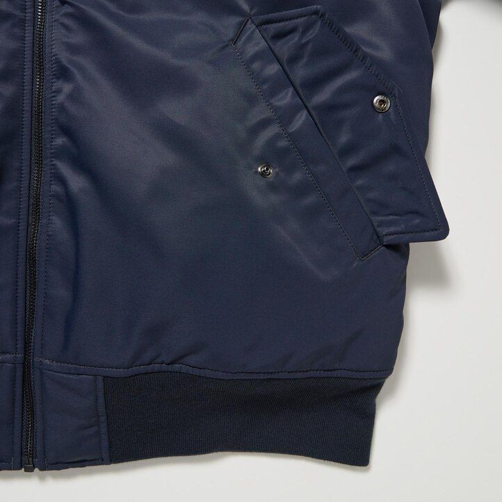 Black Uniqlo Ma 1 Blouson Jacket | AVTYU-6587