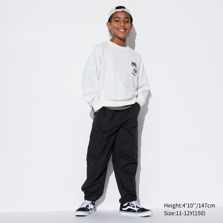 Black Uniqlo Parachute Cargo Trousers | PTWUC-7830