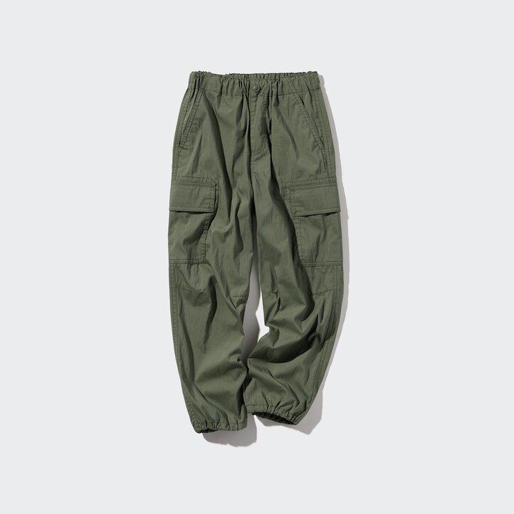 Black Uniqlo Parachute Cargo Trousers | PTWUC-7830