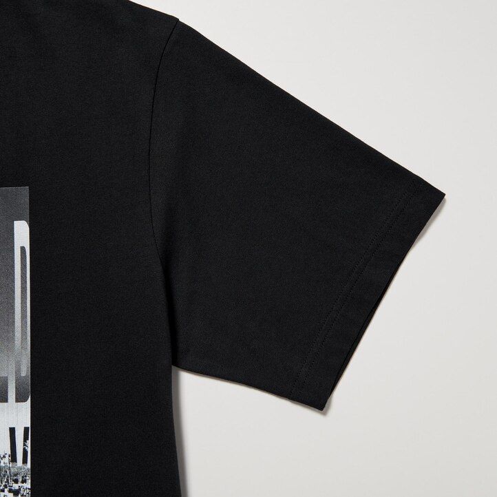 Black Uniqlo Peace For All Graphic T-Shirt Kosuke Kawamura | ADIRG-4537