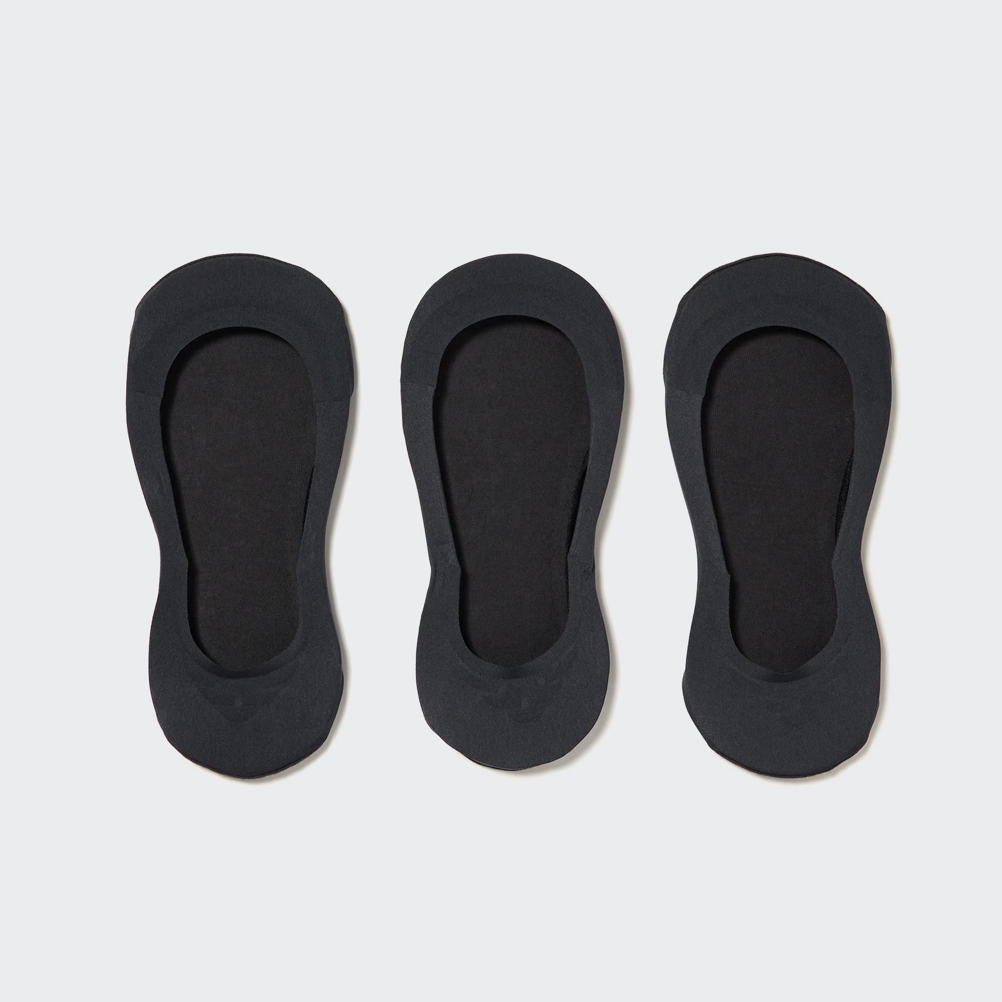 Black Uniqlo Sheer No Show Socks Three Pairs | SFLAB-0927