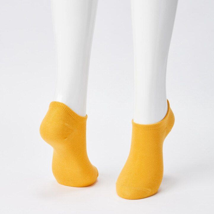 Black Uniqlo Short Socks Three Pairs | OSWVM-6143