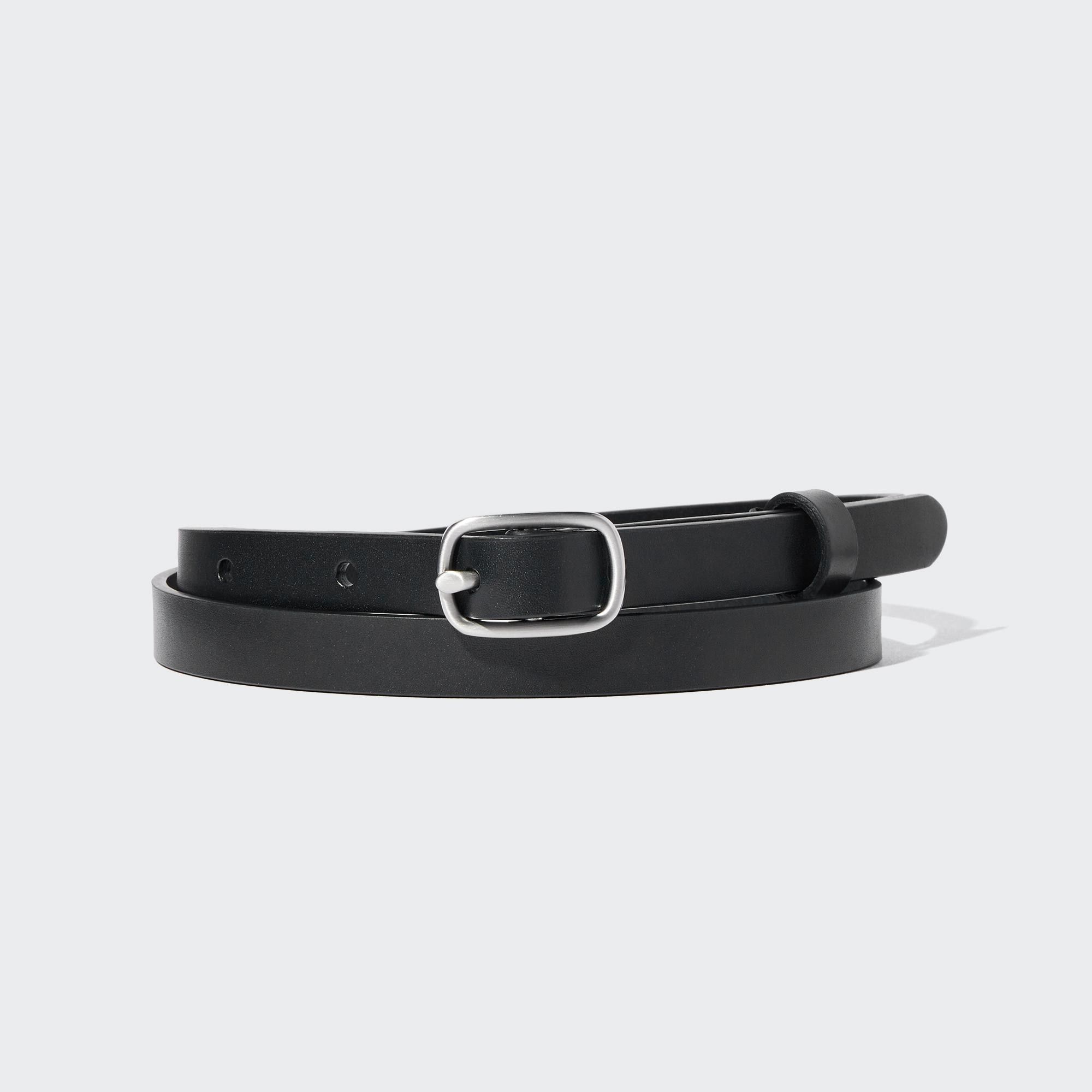 Black Uniqlo Skinny Dress Belt | USTIL-6870