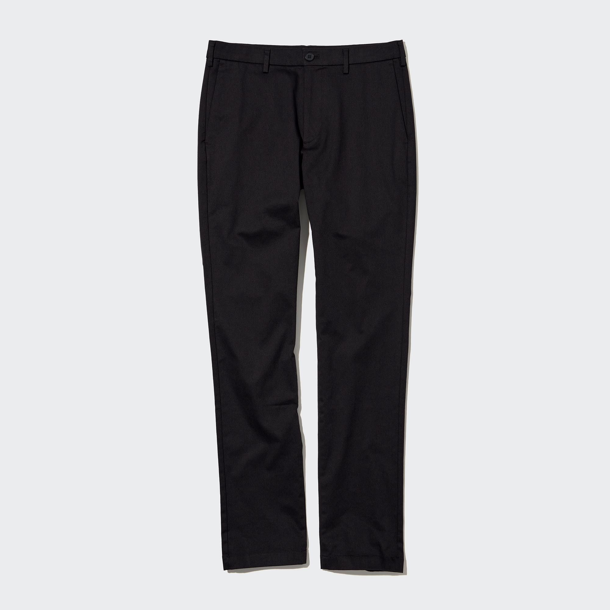 Black Uniqlo Slim Fit Chinos | PGVJO-6451