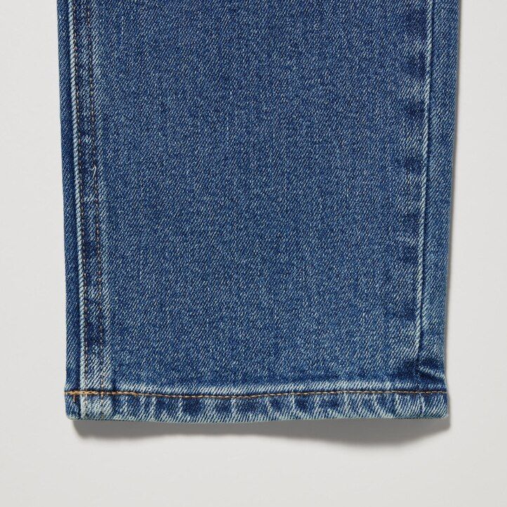 Black Uniqlo Slim Fit Straight Leg Ankle Length Jeans | XFDNL-9015