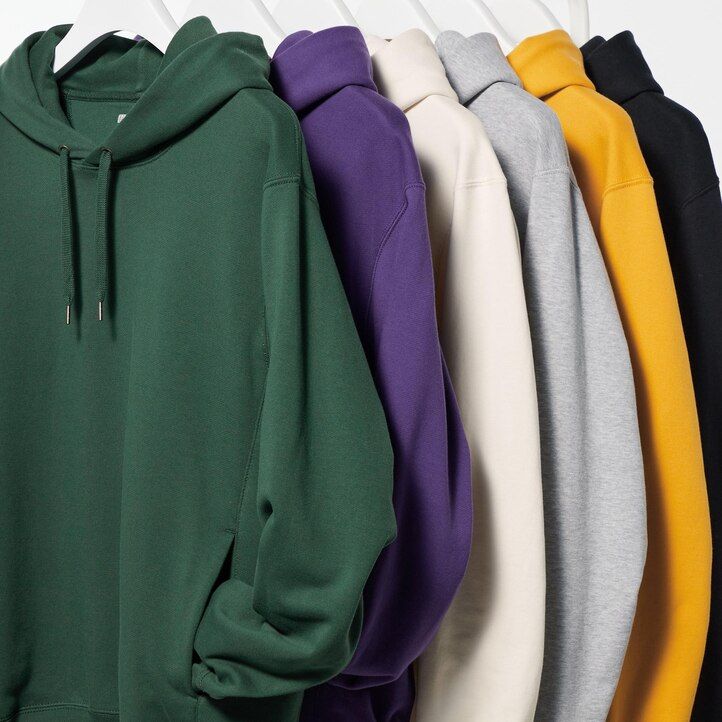 Black Uniqlo Sweat Pullover Hoodie | LXATH-0837