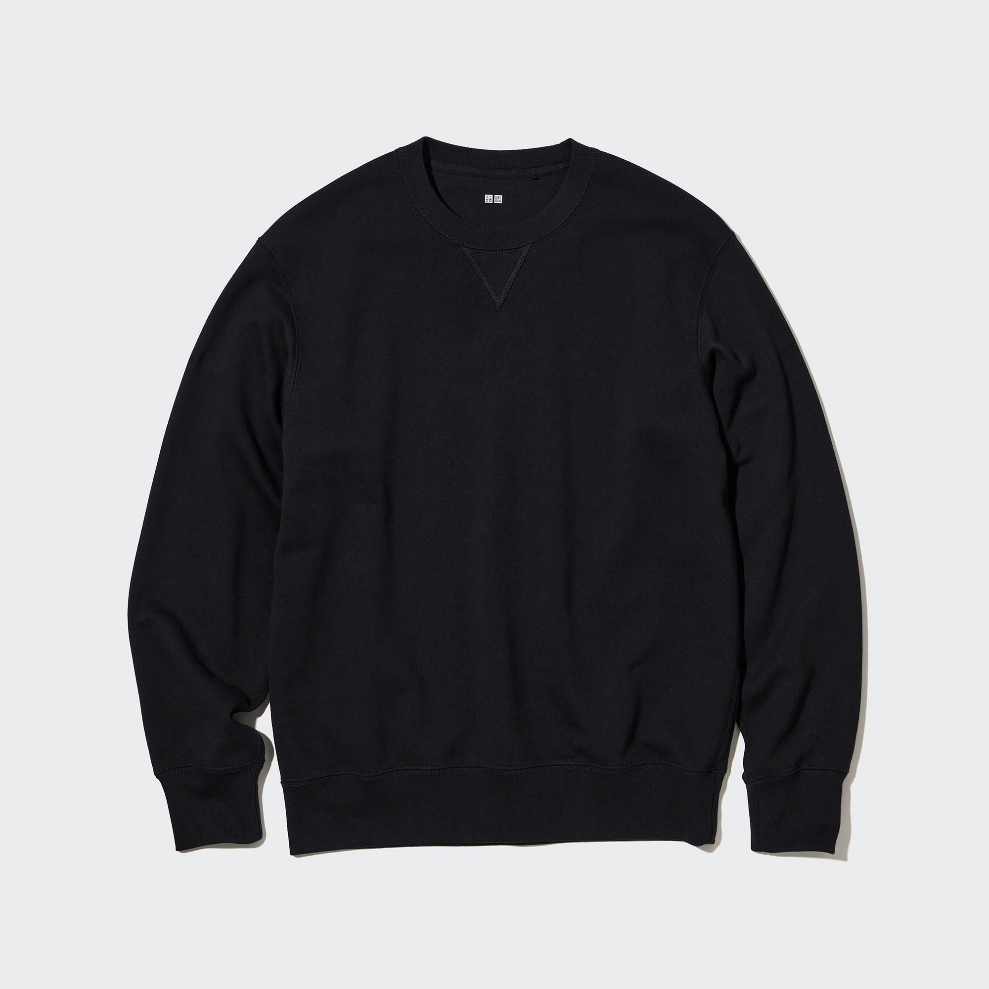 Black Uniqlo Sweatshirt | JTKMI-0473