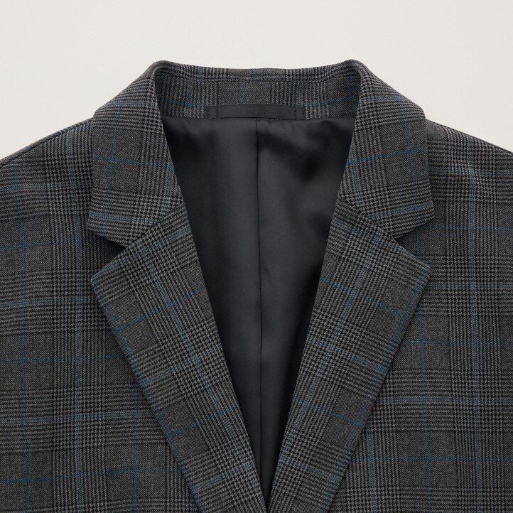 Black Uniqlo Tailored Jacket | MXWKJ-6901
