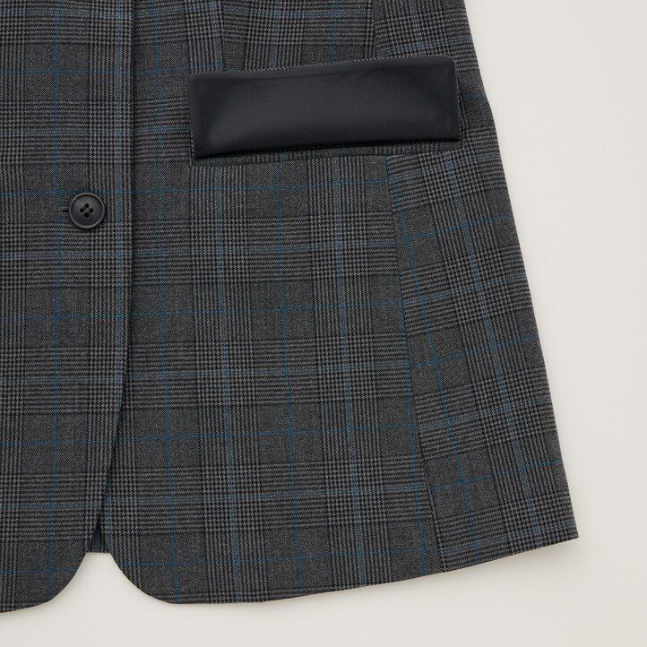 Black Uniqlo Tailored Jacket | MXWKJ-6901