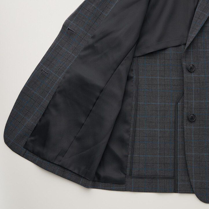 Black Uniqlo Tailored Jacket | MXWKJ-6901