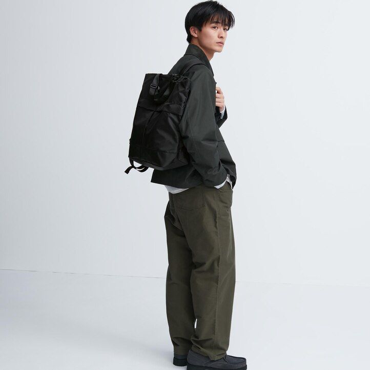 Black Uniqlo Two Way Utility Bag | XEZYS-9167