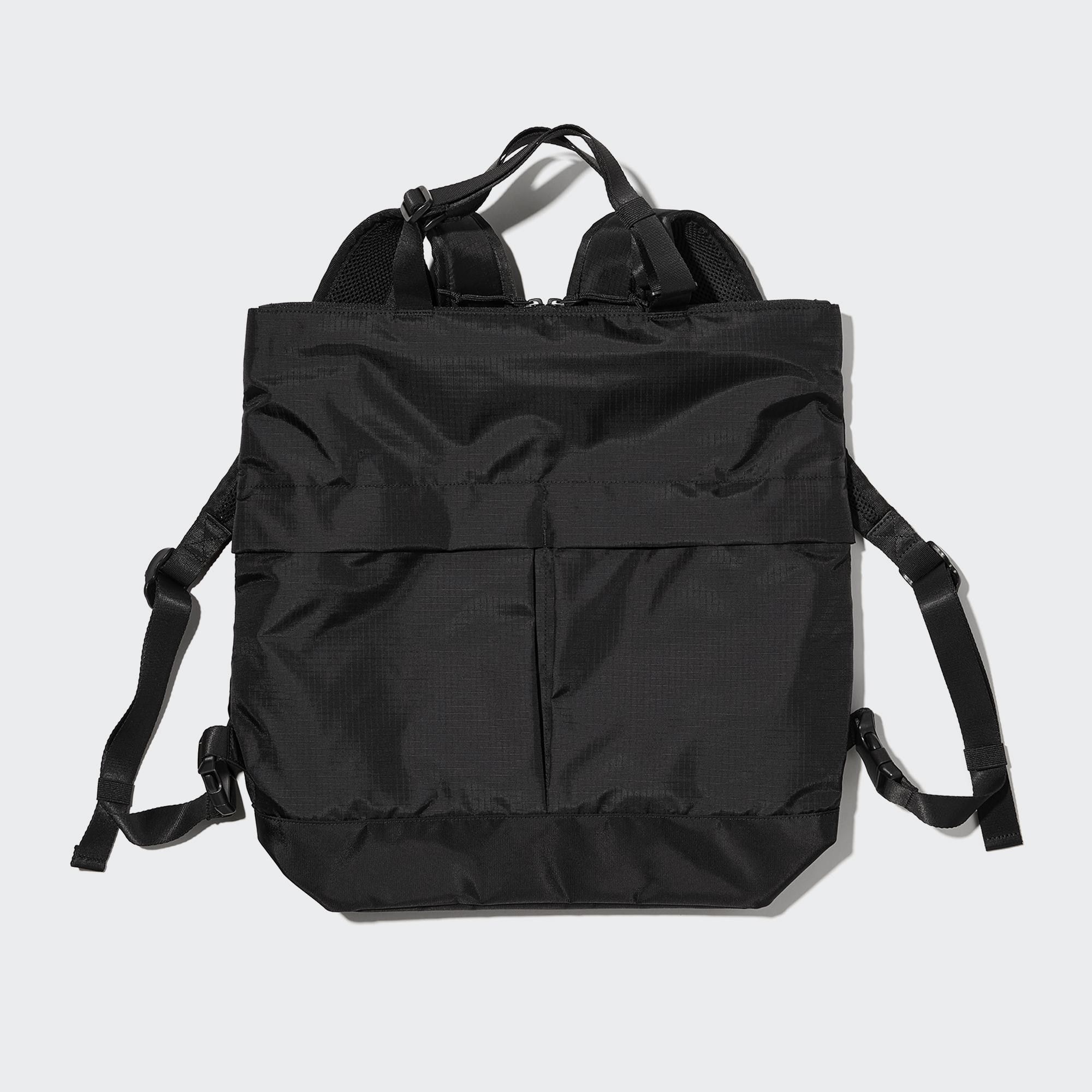 Black Uniqlo Two Way Utility Bag | XEZYS-9167