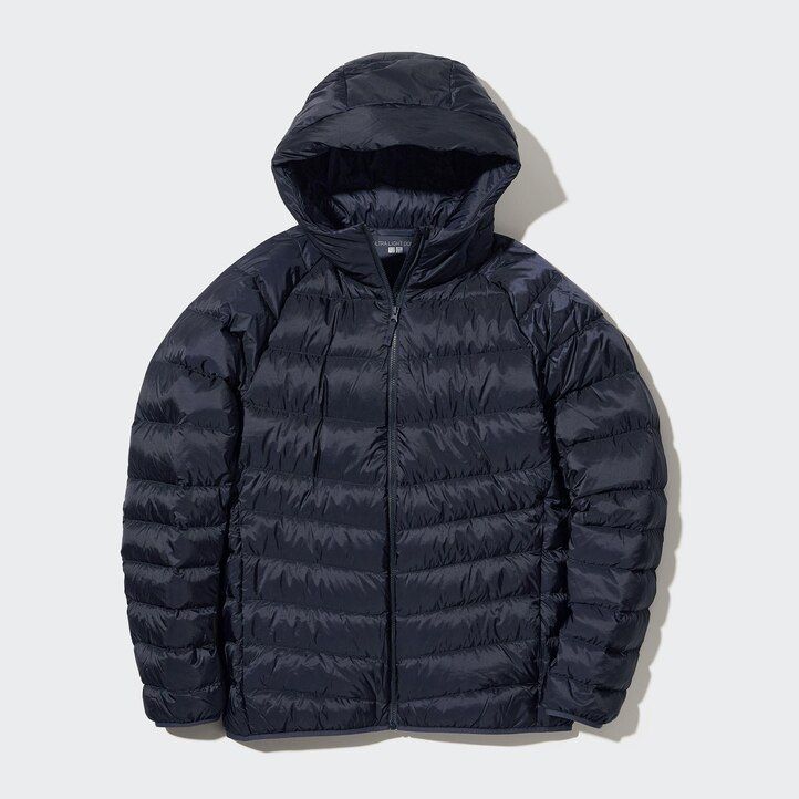 Black Uniqlo Ultra Light Down 3d Cut Parka | NEQVS-0754