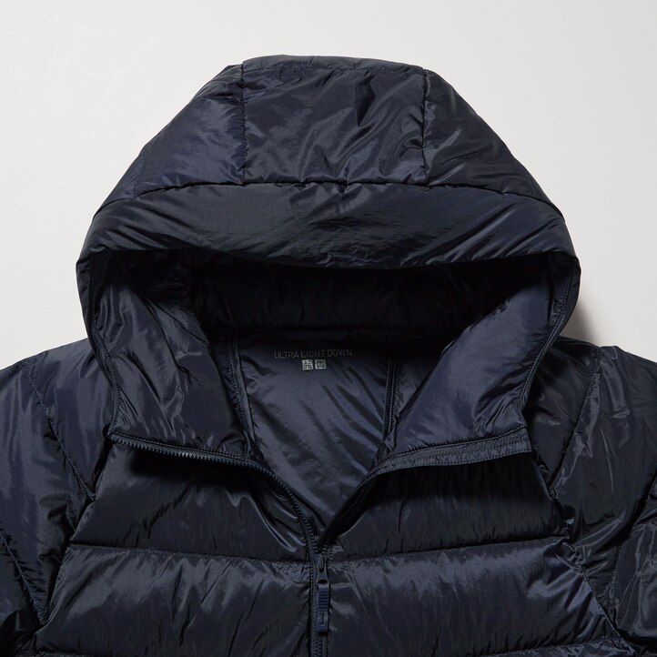 Black Uniqlo Ultra Light Down 3d Cut Parka | NEQVS-0754