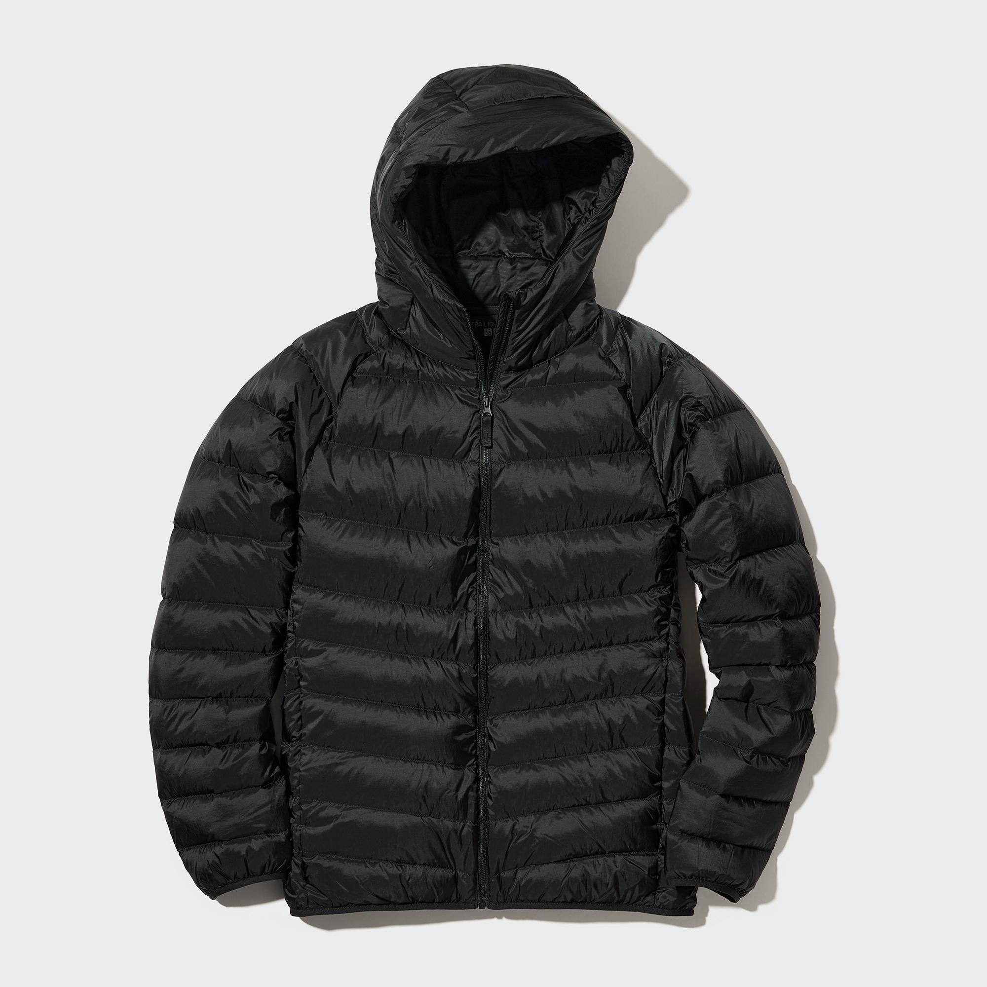 Black Uniqlo Ultra Light Down 3d Cut Parka | NEQVS-0754
