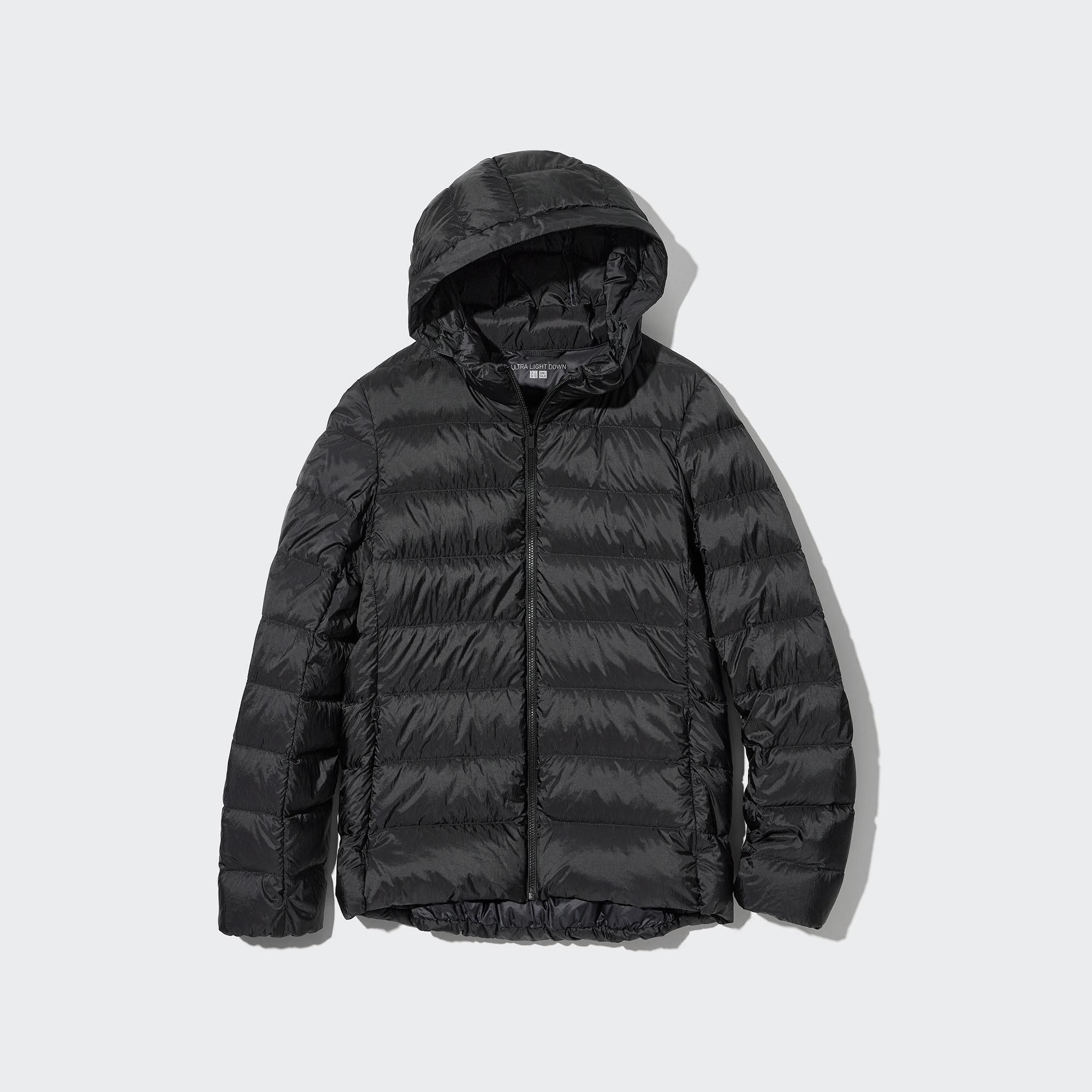Black Uniqlo Ultra Light Down Parka | UOHEF-4267