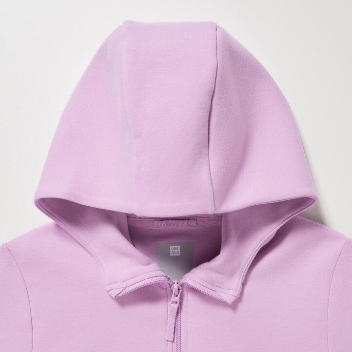 Black Uniqlo Ultra Stretch Dry Sweat Zipped Hoodie | THBOD-5796