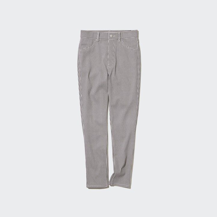 Black Uniqlo Ultra Stretch High Rise Cropped Leggings | FCOWZ-8014