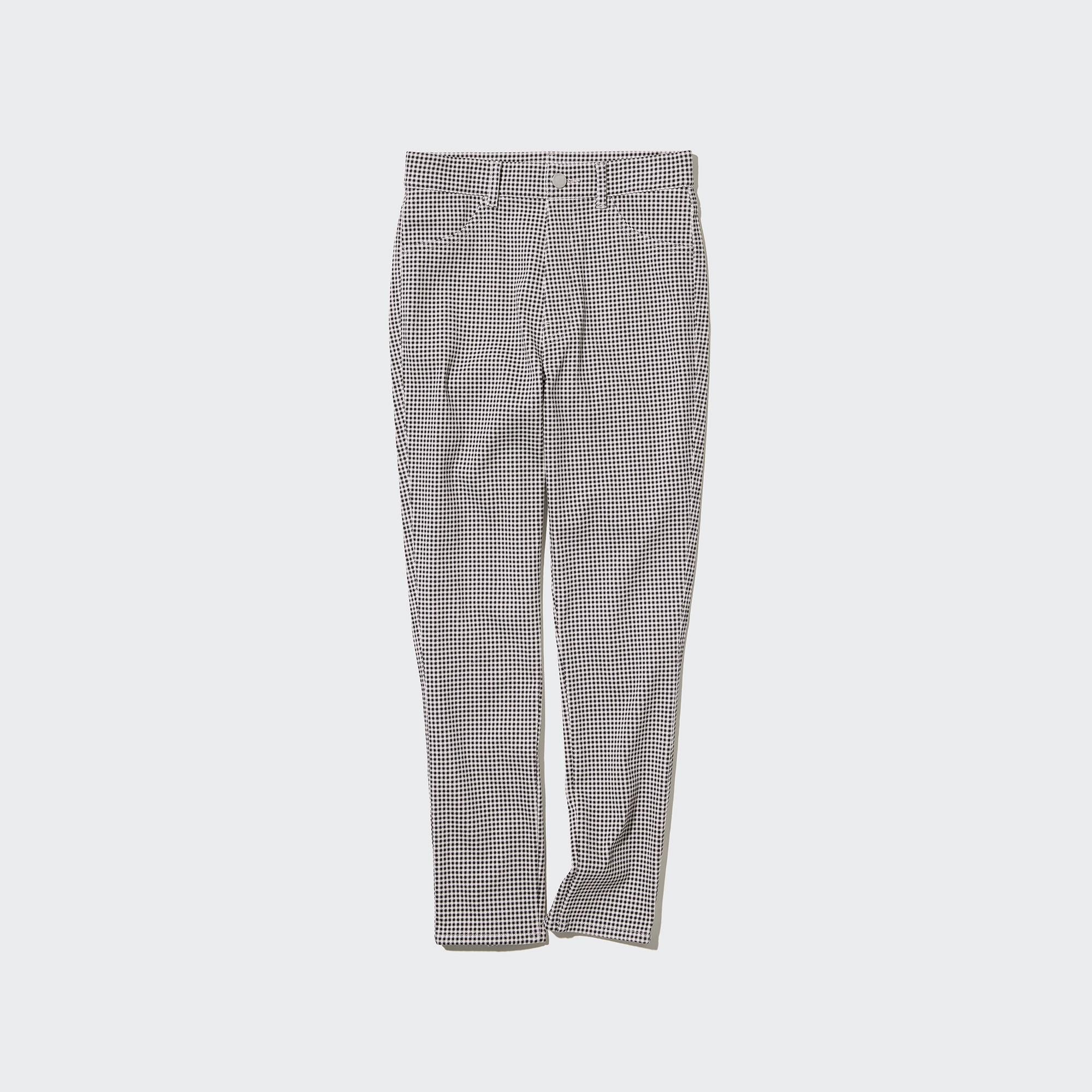 Black Uniqlo Ultra Stretch High Rise Cropped Leggings | FCOWZ-8014