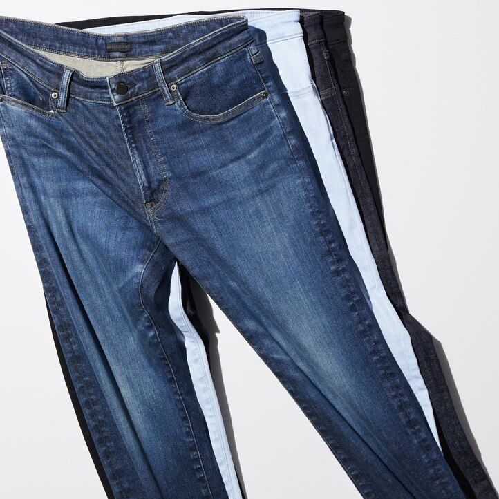 Black Uniqlo Ultra Stretch Skinny Fit Jeans | OZQEH-7924