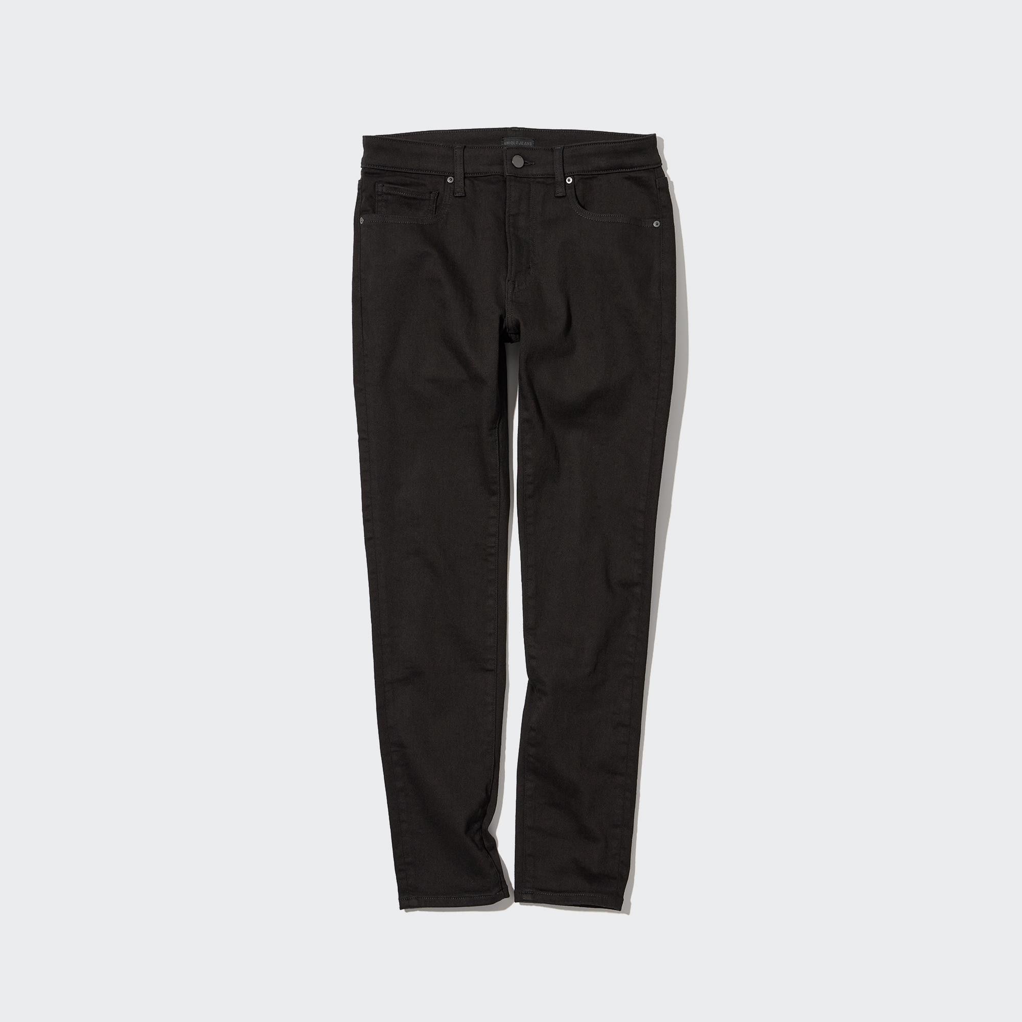 Black Uniqlo Ultra Stretch Skinny Fit Jeans | OZQEH-7924