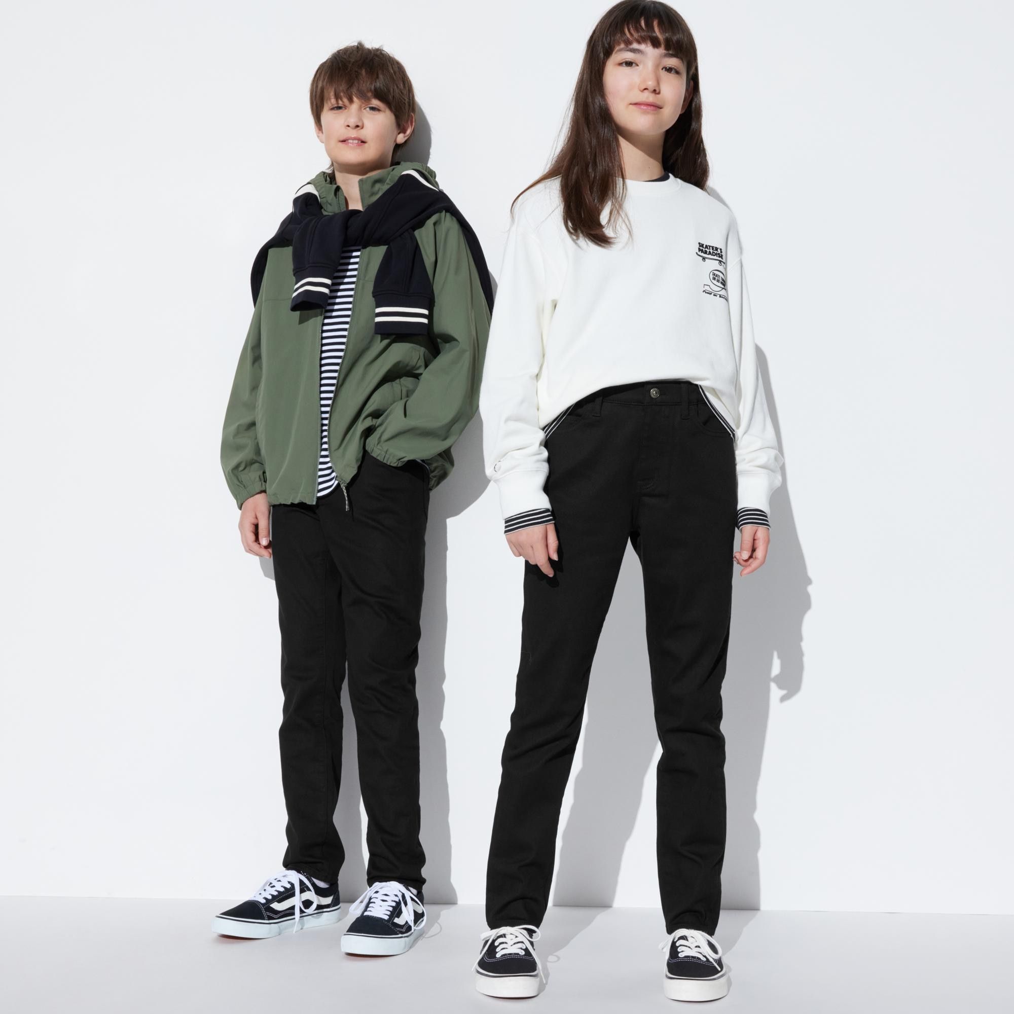 Black Uniqlo Ultra Stretch Soft Jeans | NXPDA-6230