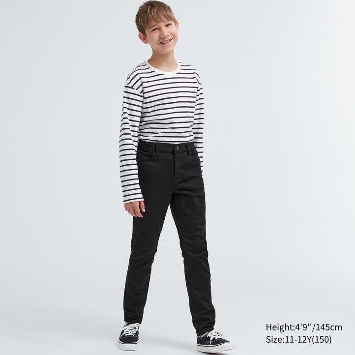 Black Uniqlo Ultra Stretch Soft Jeans | ROEMB-9586
