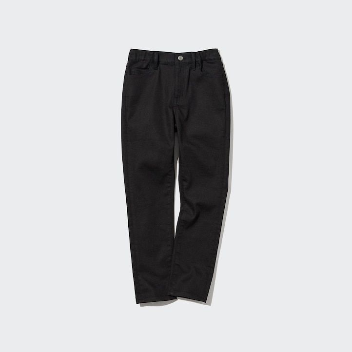 Black Uniqlo Ultra Stretch Soft Jeans | ROEMB-9586