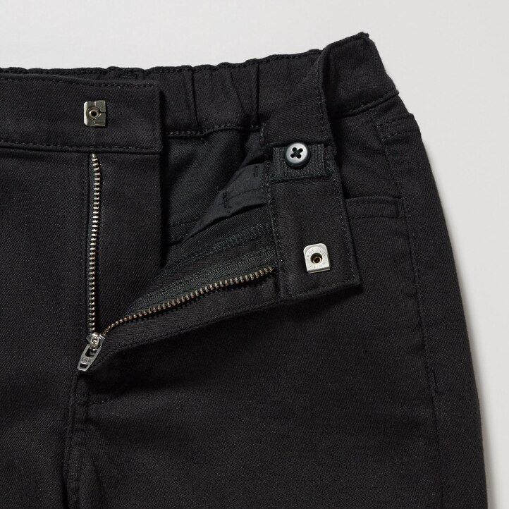 Black Uniqlo Ultra Stretch Soft Jeans | ROEMB-9586