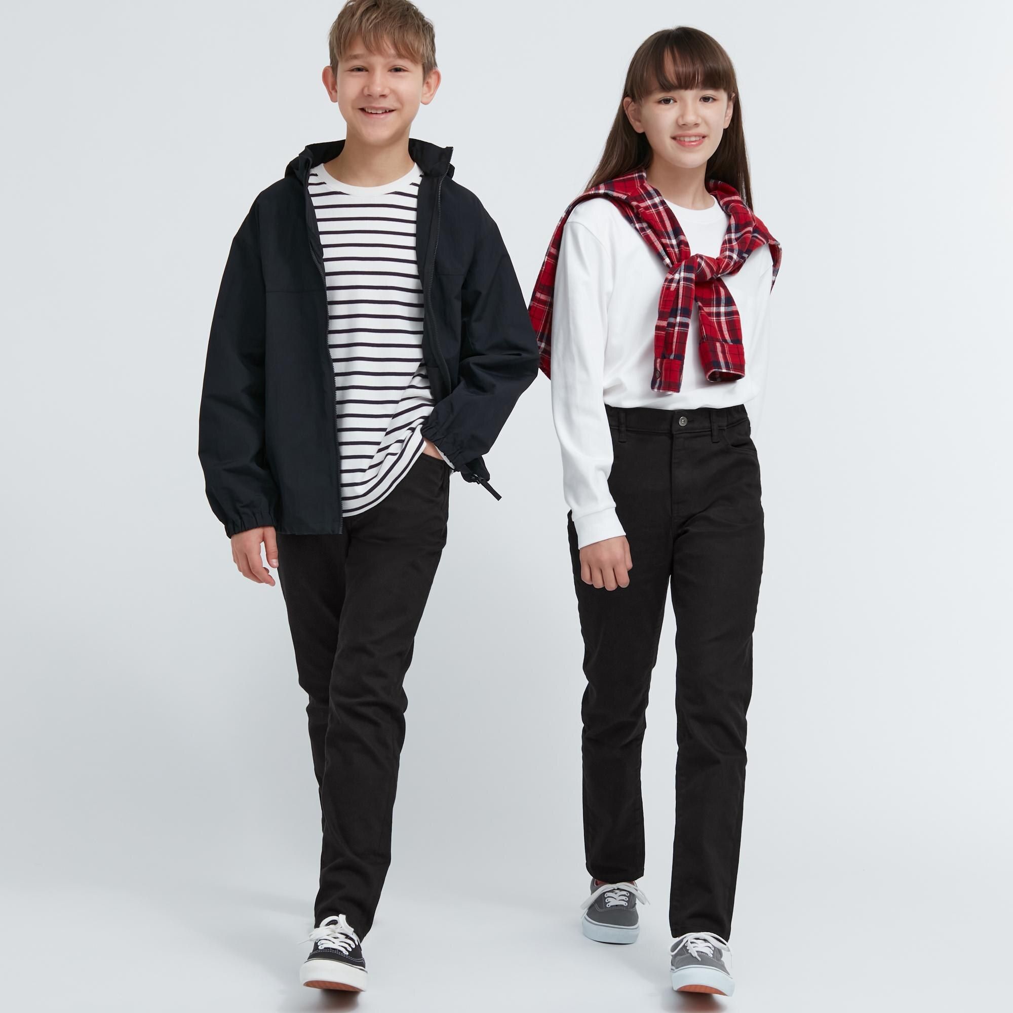 Black Uniqlo Ultra Stretch Soft Jeans | ROEMB-9586