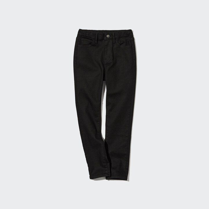 Black Uniqlo Ultra Stretch Soft Jeans | XELFH-5173