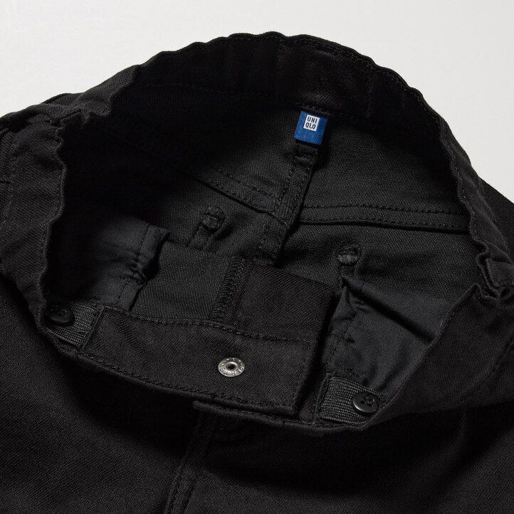 Black Uniqlo Ultra Stretch Soft Jeans | XELFH-5173