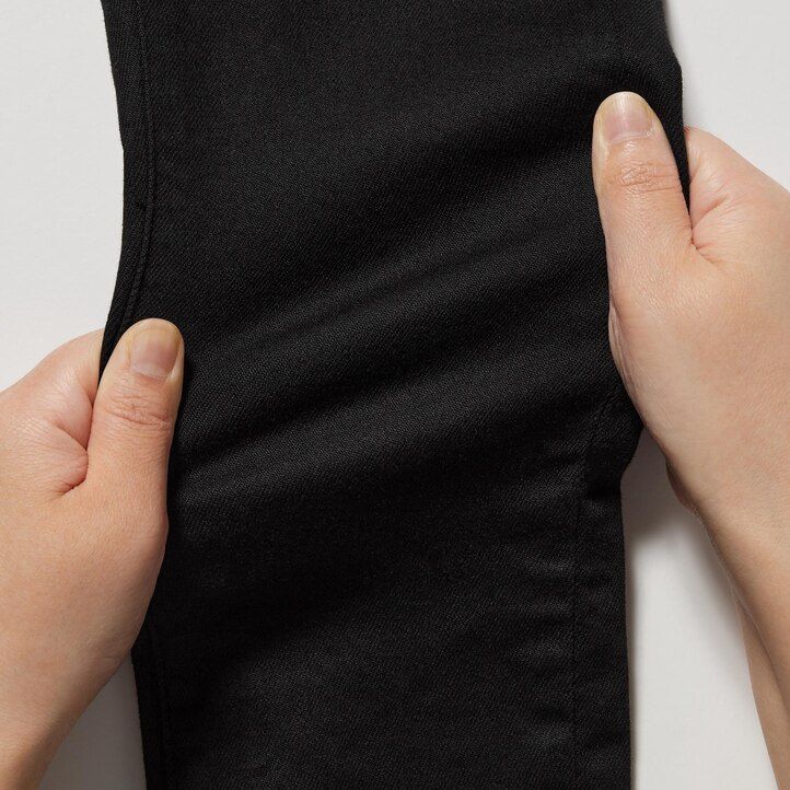 Black Uniqlo Ultra Stretch Soft Jeans | XELFH-5173