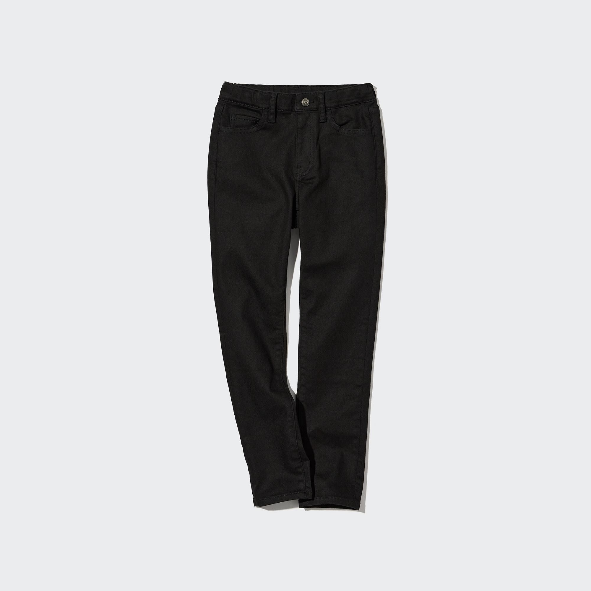 Black Uniqlo Ultra Stretch Soft Jeans | XELFH-5173
