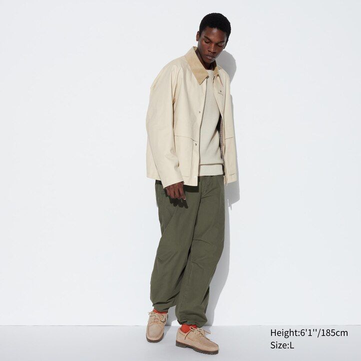 Black Uniqlo Utility Short Blouson Jacket | WAHVO-9417