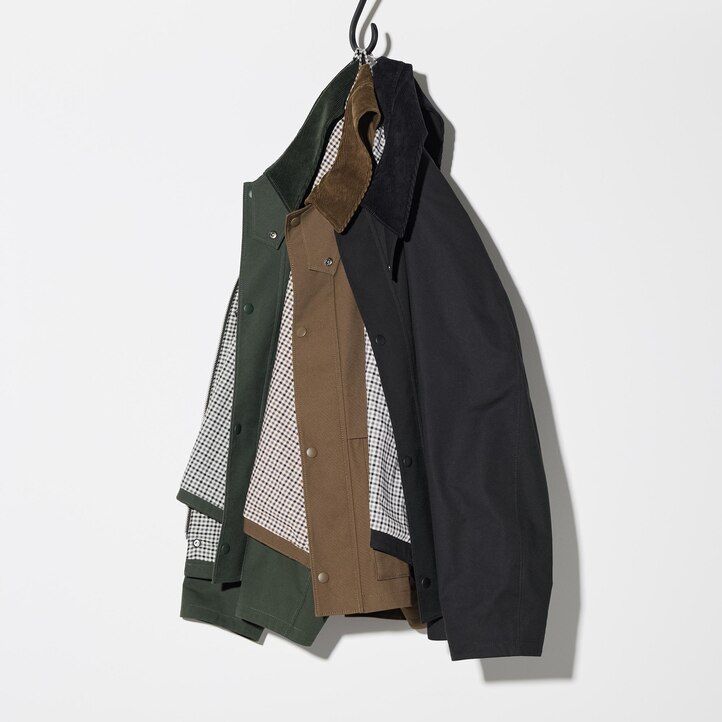 Black Uniqlo Utility Short Blouson Jacket | WAHVO-9417