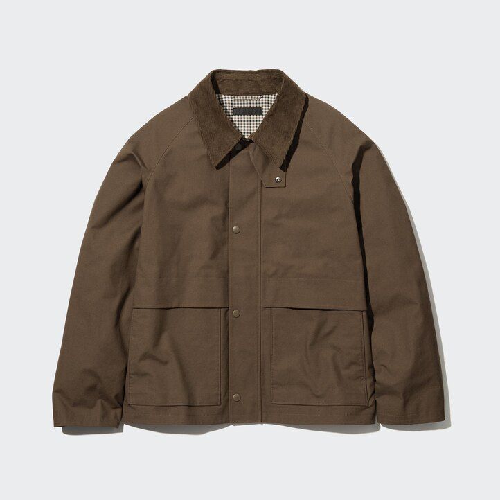 Black Uniqlo Utility Short Blouson Jacket | WAHVO-9417