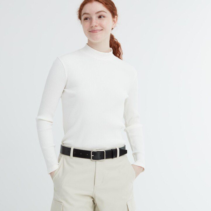 Black Uniqlo Wide Belt | BREUV-2603