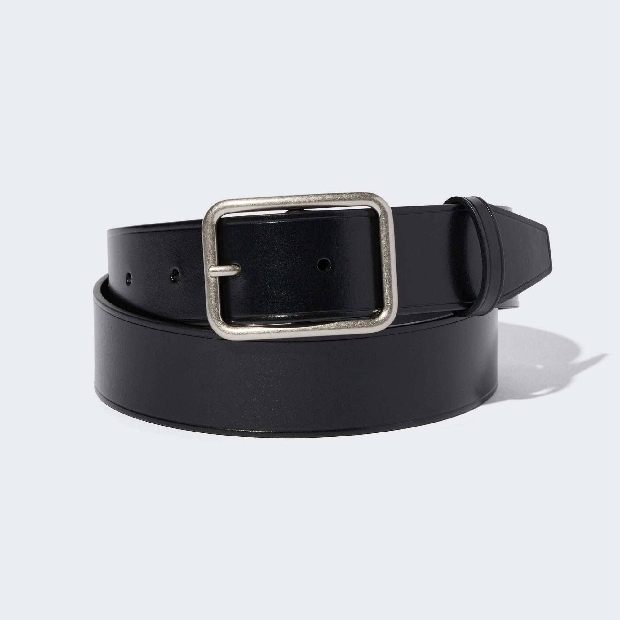 Black Uniqlo Wide Belt | BREUV-2603