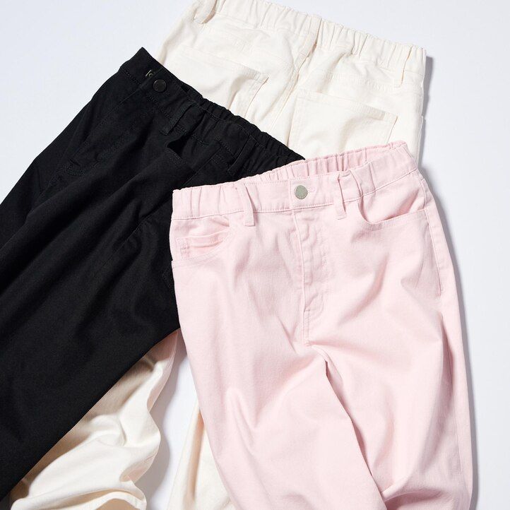 Black Uniqlo Wide Leg Jeans | UHEFC-3684